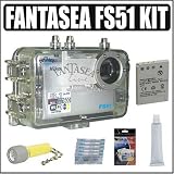 Fantasea FS-51 Underwater Camera Housing for Nikon CoolPix S-50, S-50C, S-51 and S-51C Digital Cameras + Underwater Accessory Kit