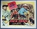 Search : AR33 PACK TRAIN Gene Autry TERRIFIC orig '53 lobby card Here?s a wonderful  lobby card from the original release of PACK TRAIN with Gene Autry.    Lobby card is in EXCELLENT condition  A lobby card is an 11 x 14 inch placard advertising a movie.
