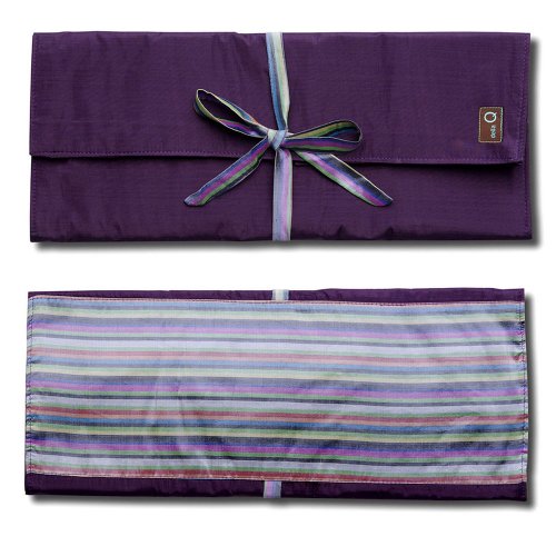della Q Combo Knitting Case for Straight & Double Point & Circular Knitting Needles; 018 Purple Stripes 101-1-018 della Q Combo Knitting Case for Straight & Double Point & Circular Knitting Needles; 018 Purple Stripes 101-1-018