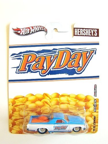 1:64 Hot Wheels Hershey's Nostalgia 2012 Payday '71 El Camino