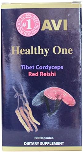AVI TRADE CORP Healthy One Cordyceps RED Reishi - DTHT Linh Chi 60 capsule PLUS BONUS Axe shampoo/conditioner