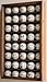 40 Baseball Display Case Cabinet Holder Wall Rack w/ UV Protection