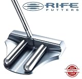 Guerin Rife 2-Bar Mallet Putter Plus Free Head Cover, LieAline Bending Tool, Speed Weight Kit and Putt To Win Video - Select Length and Shaft