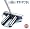 Guerin Rife 2-Bar Mallet Putter - Select Length and Center or Offset Shaft, 33 Inch Right Hand, Straight Shaft