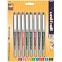 uni-ball Vision Stick Needle Fine Point Roller Ball Pens, 8 Colored Ink Pens(1734916)