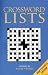 Books : Crossword Lists