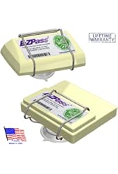 JL Safety EZP300 Indestructible Holder EZ Pass-Port Unbreakable Toll Pass Holder for NEW and OLD E-Z