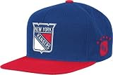 New York Rangers Mitchell & Ness NHL Blue Throwback Vintage Snap back Hat