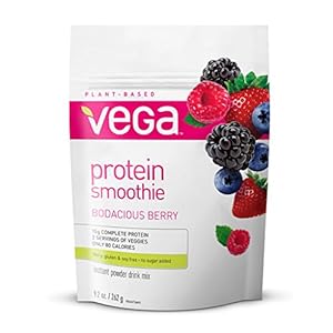 Vega Protein Smoothie, Bodacious Berry, Pouch, 9.2oz