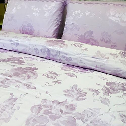 FUANNA 4-Piece Bedding Set / Enjoy Romance (Duvet Cover, Bed Sheet, Pillowcases) (Purple)