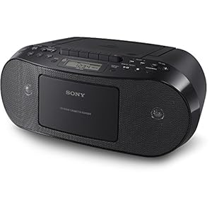 Amazon.com: Sony CD BoomBox with Cassette MP3 CD, CD-R/RW ...