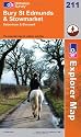 Bury St.Edmunds and Stowmarket (OS Explorer Map)