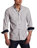 French Connection Men's Toukotsu Long Sleeve Button-Front Shirt