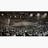 Los Angeles Dodgers Greats Autographed Coliseum Night Game 12 x 23 Photograph with 21 Signature