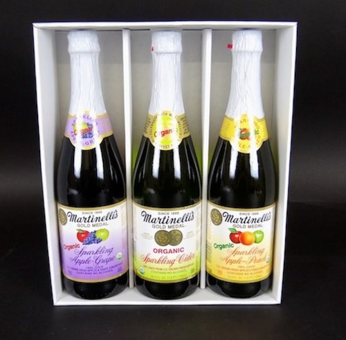 Martinelli's sparkling cider northwest Blend glass 25.4oz (041244990108)