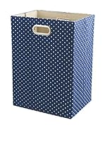 Viila D'Este Cesto De La Ropa Dots Azul