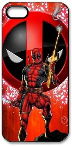 Superhero Deadpool Custom Printed Design Durable Case Cover for Iphone 5 5S
