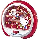 セイコークロック HELLO KITTY (ハローキティ) 目覚し時計 CQ114R