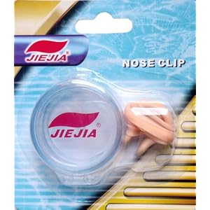 JAGUAR™/JieJia™ Nose Clip w/ Neck Strap, Swimming Nose Clips, Swimming Accessories