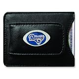 NFL St. Louis Rams Leather Money Clip & Card Holder