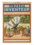Mouchot's Solar-Powered Motor Giclee Poster Print, 24x32