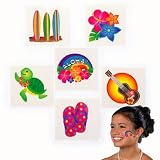 Tropical Glitter Tattoos (6 dz)
