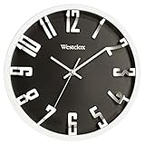 UPC 844220007759 product image for Westclox 12 Inch Round 3D number Wall Clock | upcitemdb.com