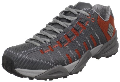 Columbia Men's Master Of Faster Low Trail Running Shoe,Dark Shadow/Picante,10 M US