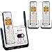 DECT 6.0 Cordless Phone With Caller ID And ITAD - 3 Handsets