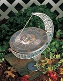 Verdigris Sun and Moon Sundial