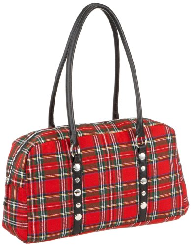 Contempo Tasche 935152031, Damen Umh&auml;ngetasche, rot, (rot-03), 27x15x1