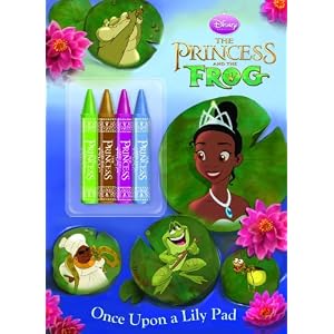 Once Upon a Lily Pad (Color Plus Chunky Crayons)(Disney's The Princess and the Frog) by 