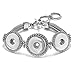 Ginger Snaps 3 - SNAP MULTI-CHAIN BRACELET SN90-19 Interchangeable Jewelry Snap Accessory