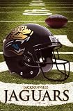 (24x36) Jacksonville Jaguars (Helmet on Field) Sports Poster Print