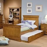 Louis Philippe Light Brown Full Platform Bed by Coaster Furniture