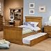 Louis Philippe Light Brown Full Platform Bed by Coaster Furniture