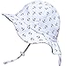 Toddler 50+ UPF Sun Protection Hat, Size Adjustable Breathable with Chin Strap(M: 9m - 3Y, Anchor)