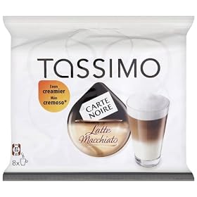 TASSIMO Carte Noire Latte Macchiato, 5 packs of 8 drink sets (Pack of 5)