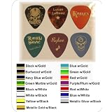 guitar accessories Six 6 Brand New Custom Personalized Engraved Guitar Picks guitar accessories