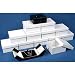 12 Pendant Necklace Boxes Black White Leather Display