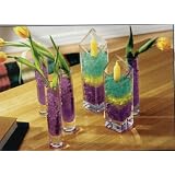 10pc Crystal Accents, Water Storing Gel Crystals. (30g retail package, Black Onyx color) by Crystal Accents