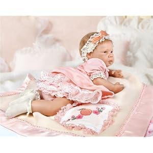 Peach Blossoms 20.5 inch Ashton Drake So Truly Real Vinyl Girl Doll by Ashton Drake