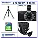 Olympus PEN E-P2 12.3MP Digital Camera w/ 14-42mm f/3.5-5.6 Micro Four Thirds Lens + Electronic View Finder + Travelers Package #1