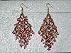 Bollywood Chandeliers Pink Green Lakh Enamel Fashion Earrings