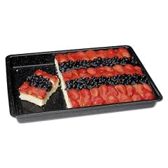 CHG Set 236-50 Backblech Emaille 42,0 x 29,0 x 4,0 cm schwarz