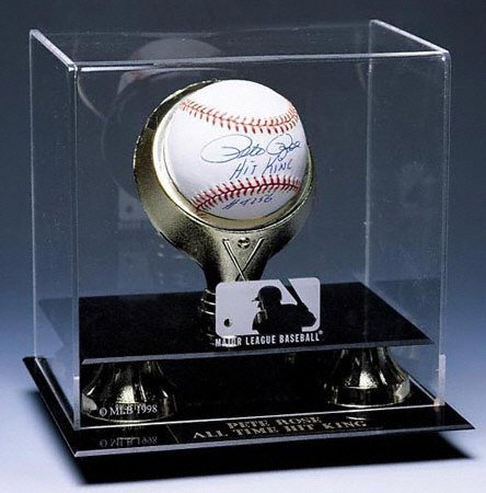 Golden Classic MLB Single Baseball Logo Deluxe Display Case