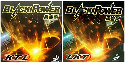 KTL BLACK POWER (BlackPower) Pips-in Table Tennis (Ping Pong) Rubber With Sponge (black)
