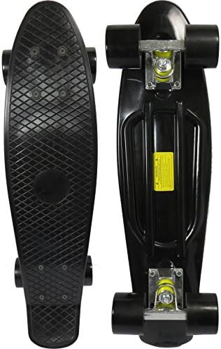 Skateboard (Black Deck w/ Black Wheels)