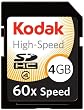 Kodak High-Speed 4 GB 60x Class 4 SDHC Flash Memory Card KSD4GBHSBNA060