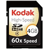 Kodak 4 GB High Speed Secure Digital Card, KSD4GBHSBNA060